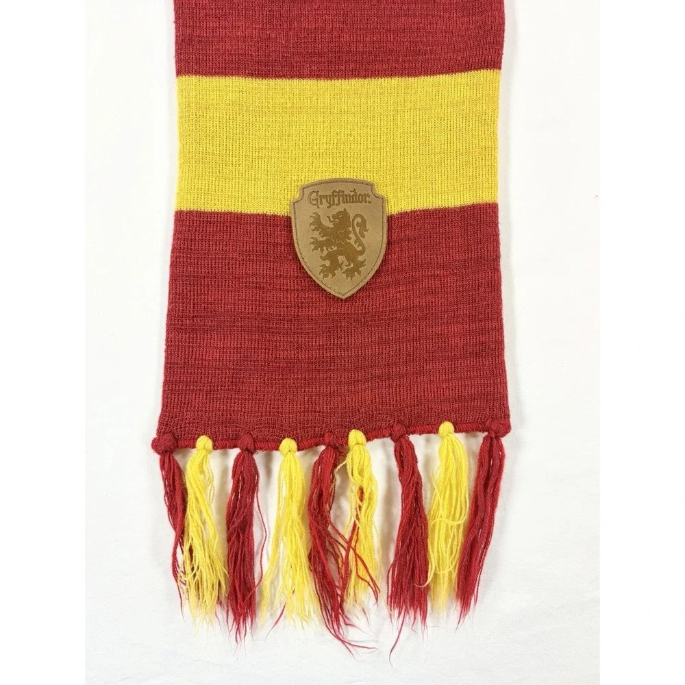 Harry Potter Gryffindor Scarf Warner Brothers Hogwarts Costume‎ Red Yellow